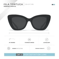 Isla Tortuga Black / Black -The Indian Face Ventas HK 012 01 06