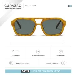 Curazao Tortoise / Black 19 Curazao Tortoise / Black -The Indian Face Ventas HK 013 02 06
