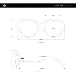 Hawaii Black / Black -The Indian Face Ventas HK 015 01 07