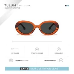 Tulum Orange / Black -The Indian Face Ventas HK 018 03 06