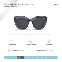 Formentera Blue / Black -The Indian Face Ventas HK 020 02 06
