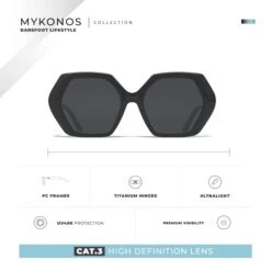 Mykonos Black / Black 20 Mykonos Black / Black -The Indian Face Ventas HK 030 01 06