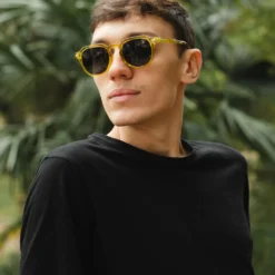 Seashell Yellow / Black 18 Seashell Yellow / Black -The Indian Face Ventas HK A01 24M05C06 01