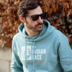 Born To Be Free Azul Celeste -The Indian Face Ventas Sudaderas 5