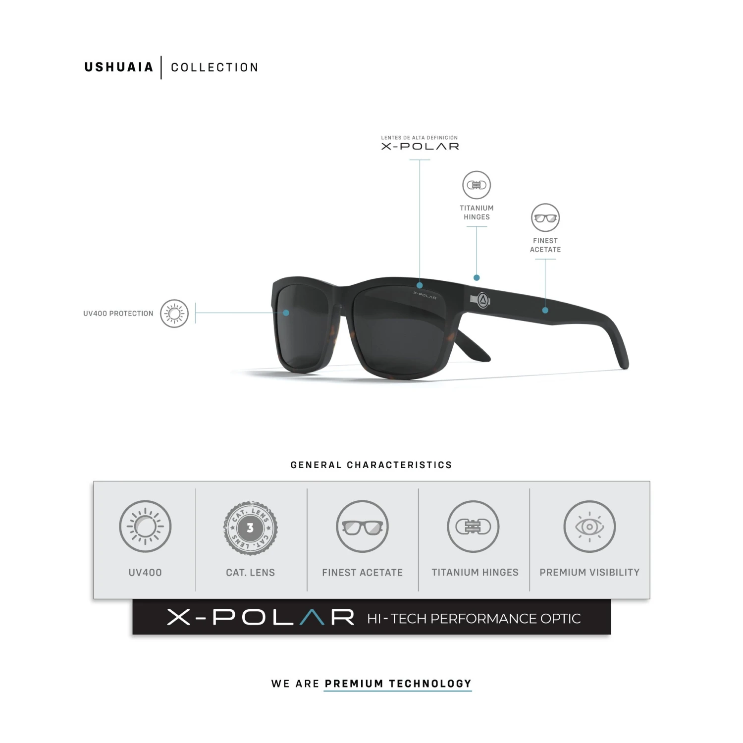 Ushuaia Black Tortoise / Black 14 Ushuaia Black Tortoise / Black - Imagen 12