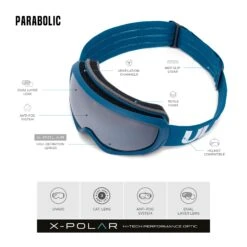 Parabolic Blue / Silver 22 Parabolic Blue / Silver -The Indian Face Ventas UL V02 24M03C06 05