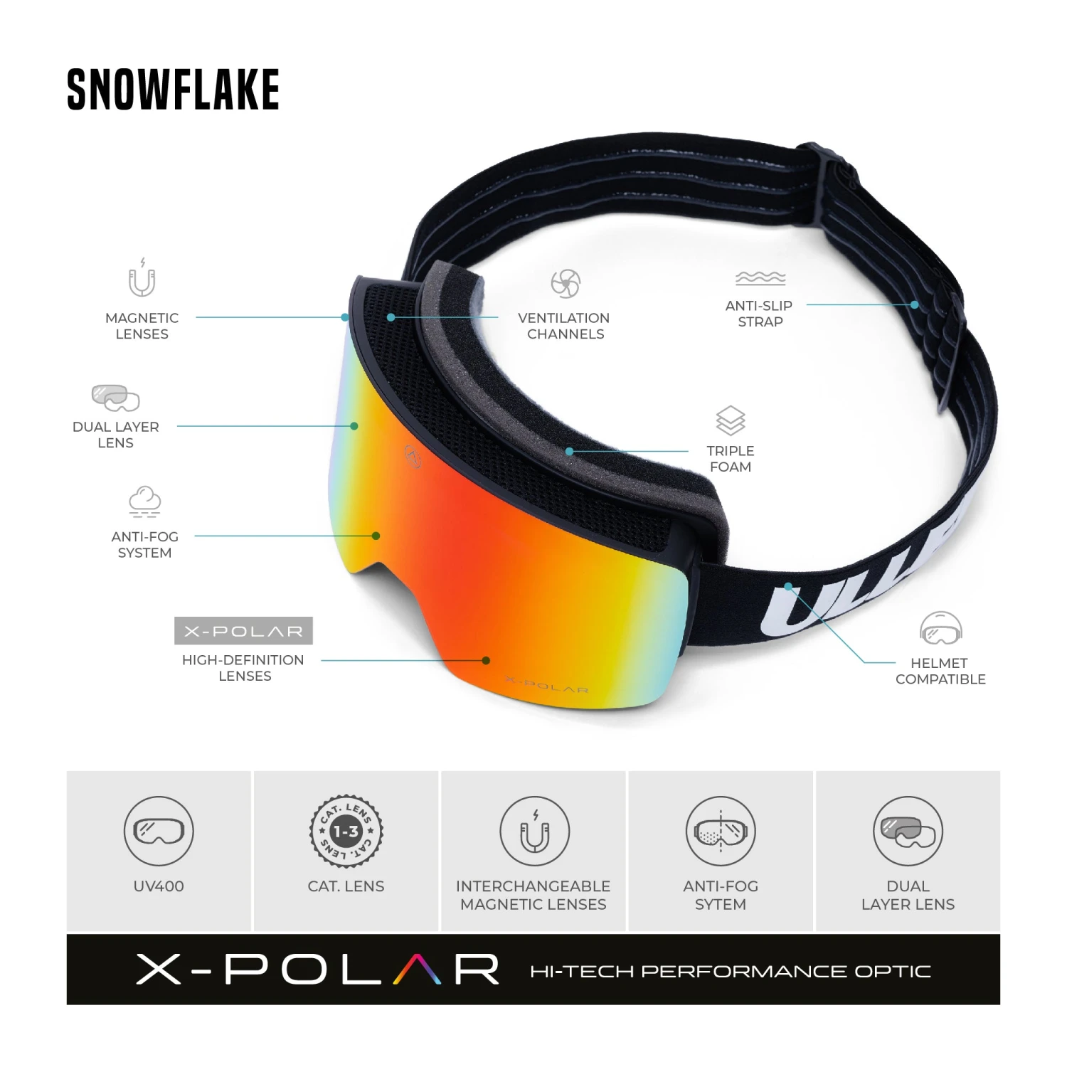 Snowflake Black / Red 11 Snowflake Black / Red - Imagen 9